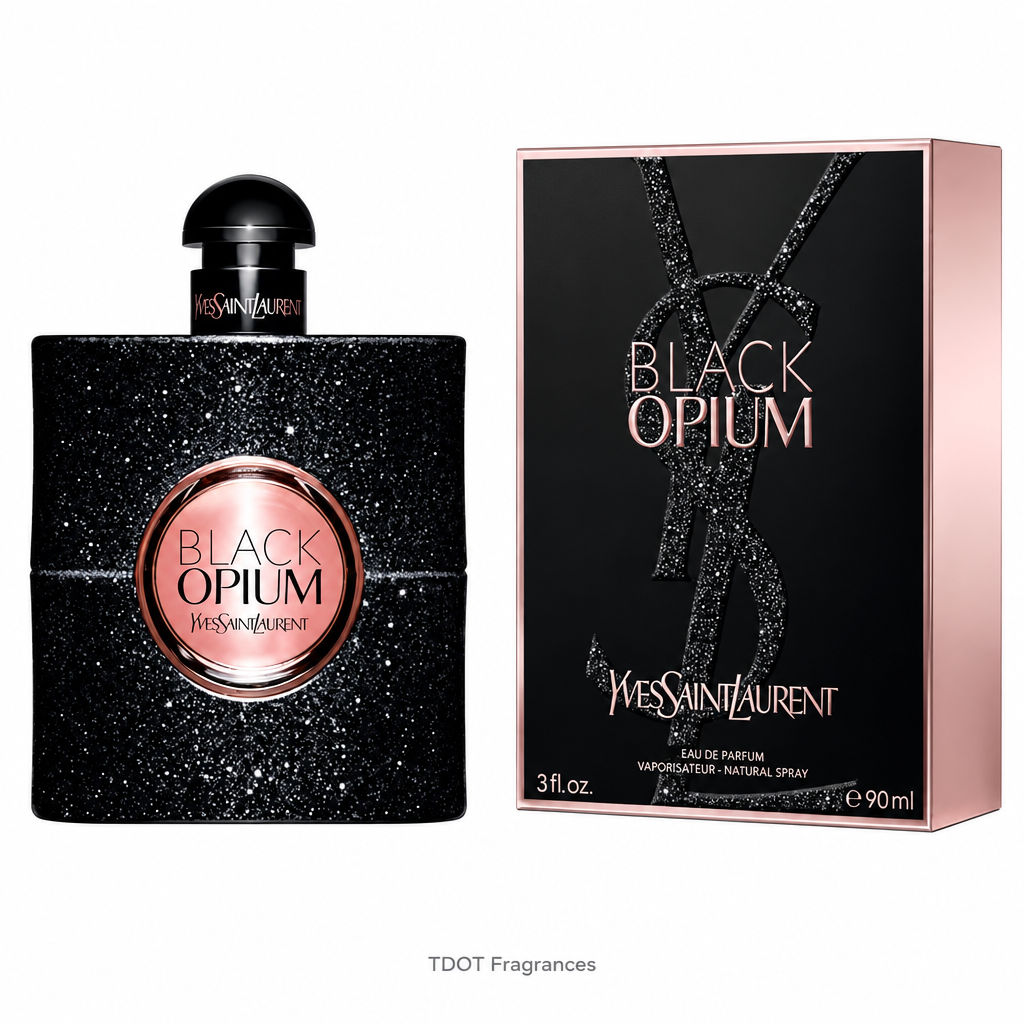 Black Opium product image with TDOT Fragrances watermark