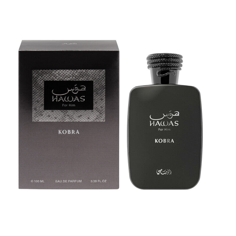 Rasasi Hawas Kobra EDP For Him 100ml / 3.4 Fl. Oz.